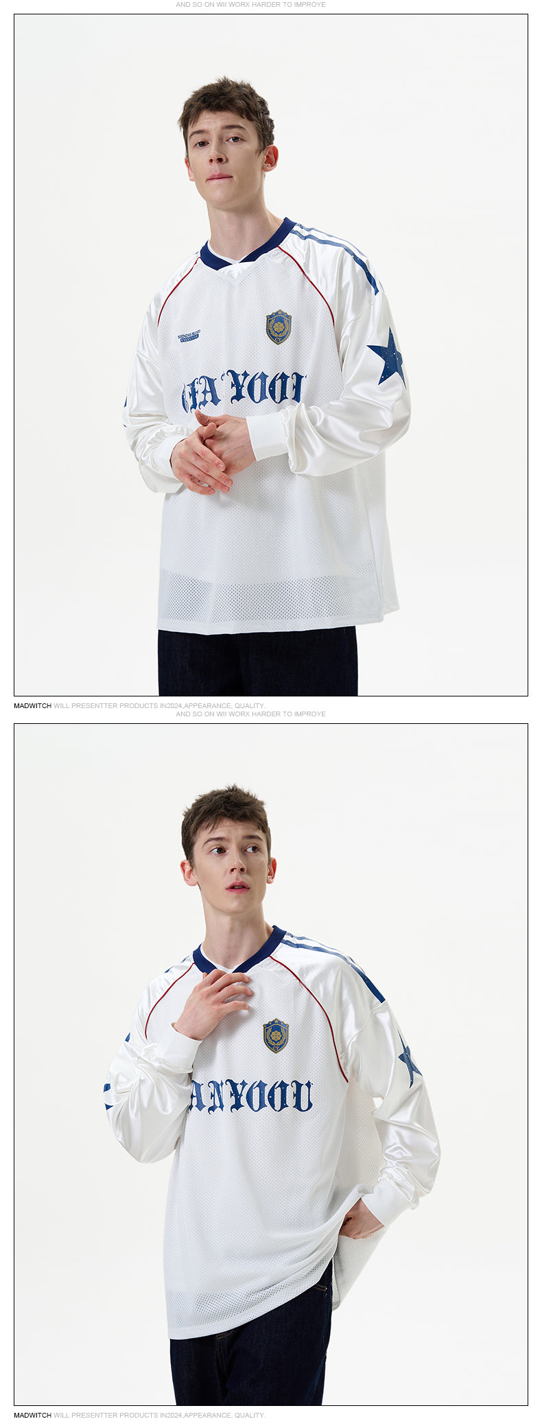MADWITCH BREATHABLE SPORTS LONG SHIRT #L223Q24