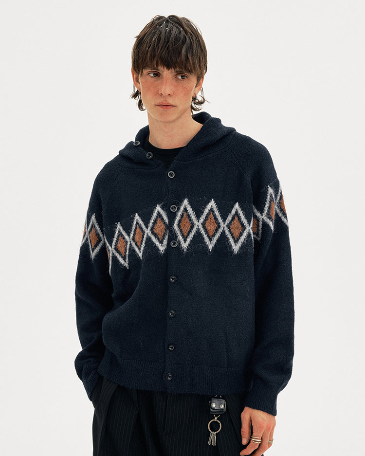 MADWITCH TWIST HOOD SWEATER #8962