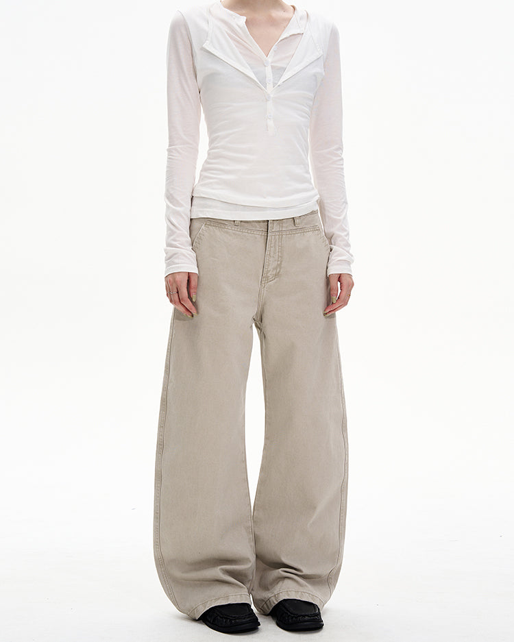 MADWITCH CLEAN SLUNG TROUSERS #CK3573