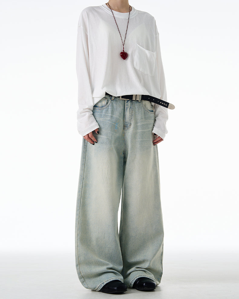 MADWITCH RELAXED WIDE-LEG DENIM #CK9619
