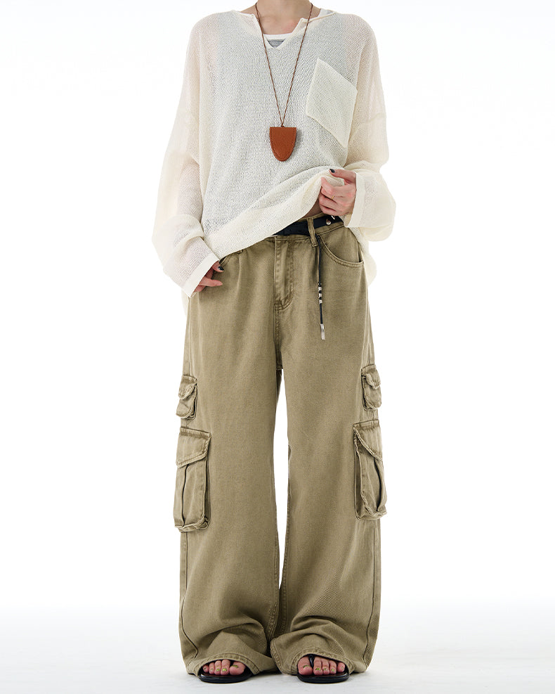MADWITCH MULTI-POCKET CARGO PANTS #CK3397