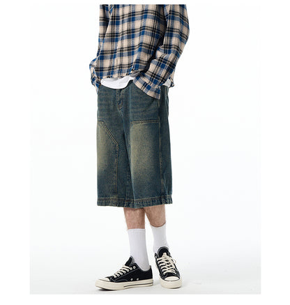 MADWITCH BAGGY SHORTS JEANS #RK56