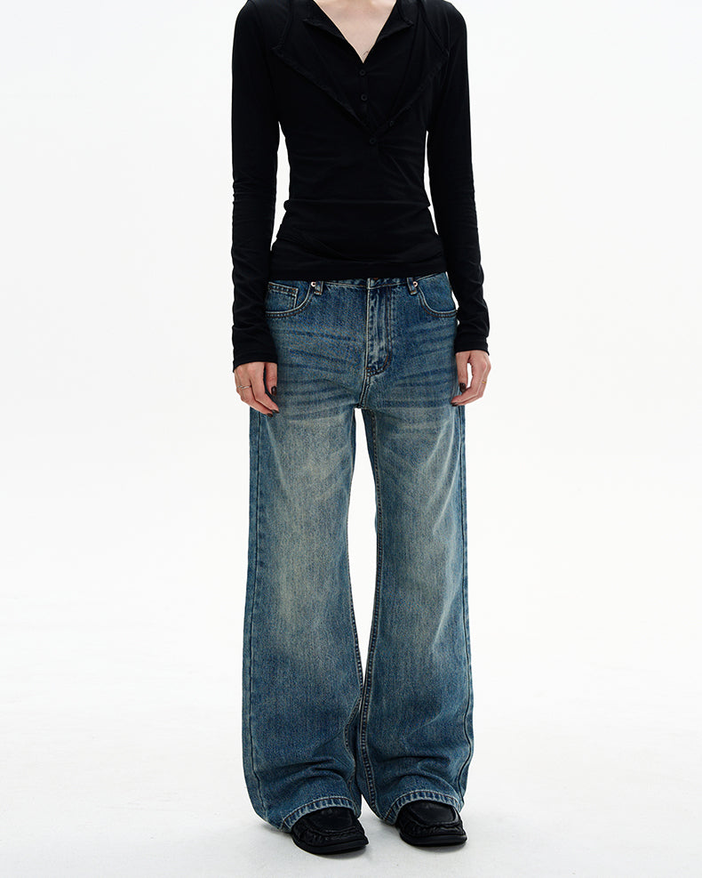 MADWITCH AGED STRAIGHT DENIM #N5531