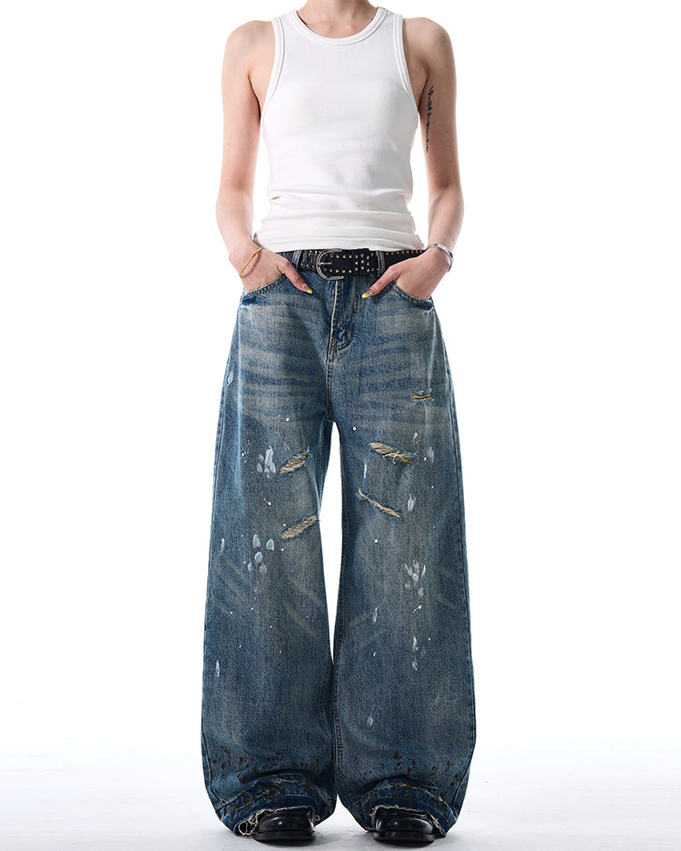 MADWITCH DISTRESSED DESIGNER JEANS #G1052