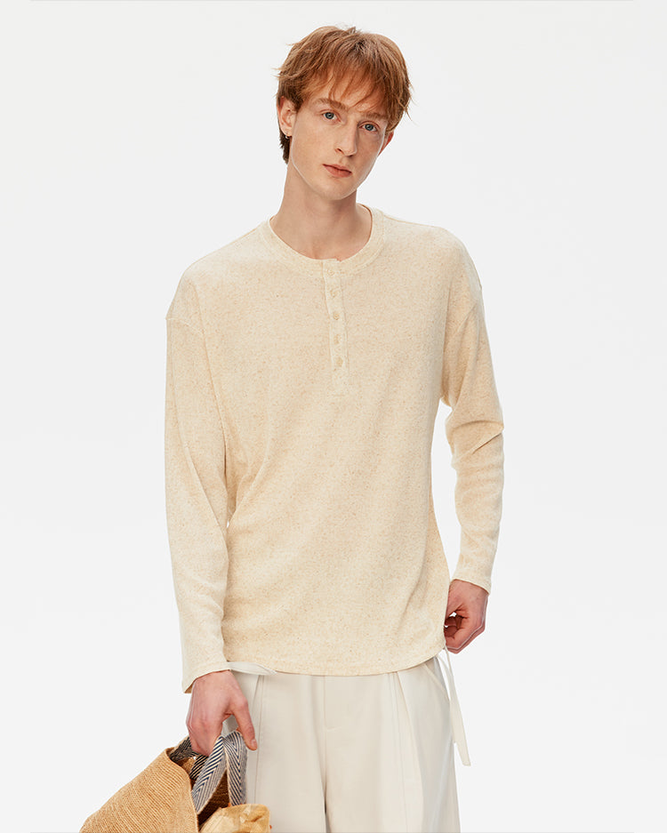 MADWITCH HENLEY LONG SLEEVE TOP #AM2032