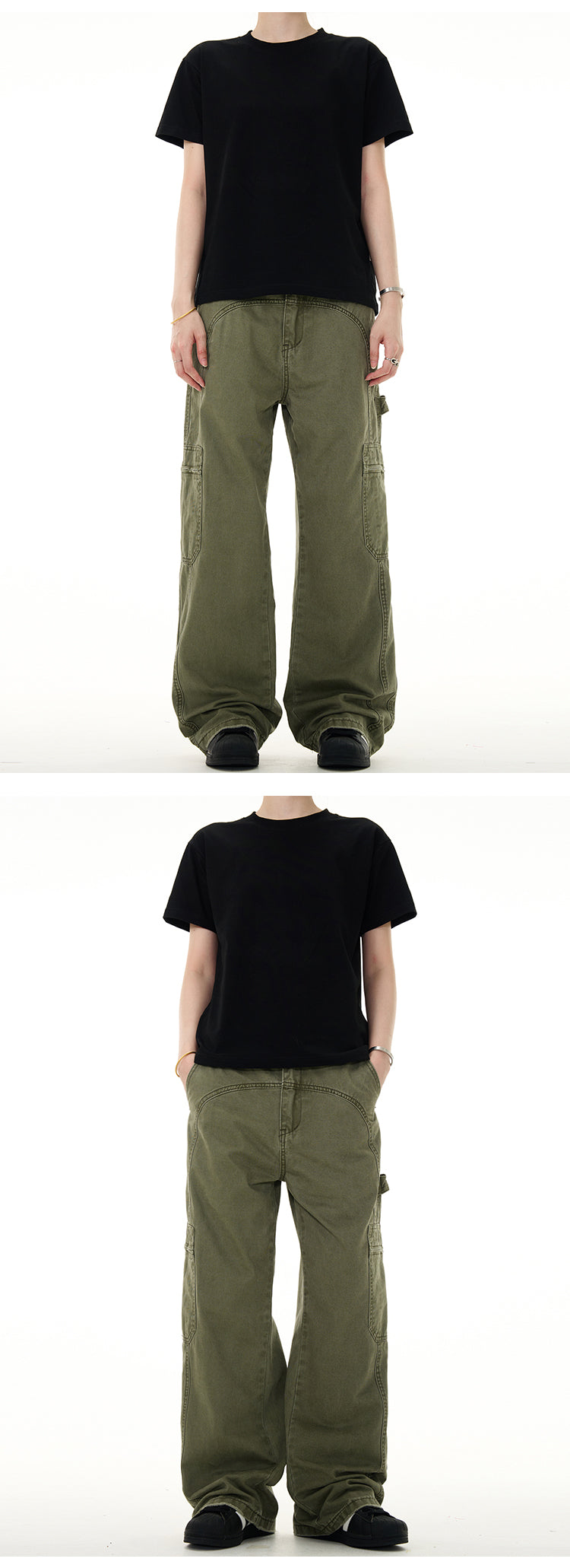 MADWITCH VINTAGE CARGO PANTS #K3295