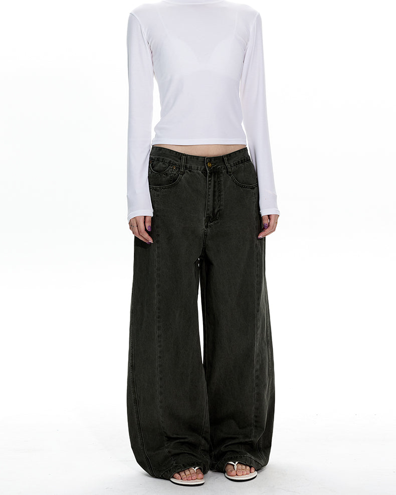 MADWITCH DECONSTRUCTED VINTAGE WORKWEAR JEANS #CK3590