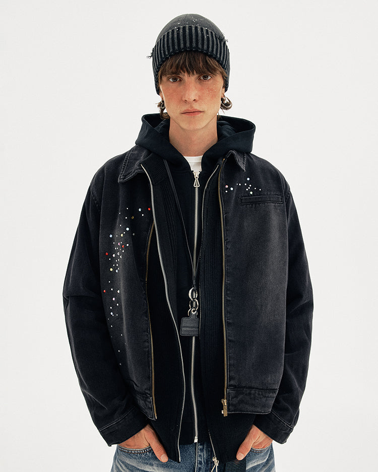 MADWITCH CRYSTAL WASH JACKET #4680