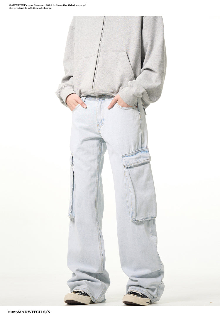 MADWITCH LIGHT WASH JEANS #N9069