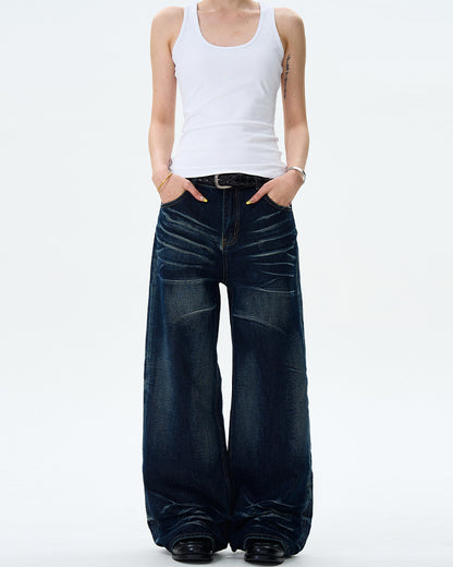 MADWITCH RUCHED HIGH-STREET JEANS #25176