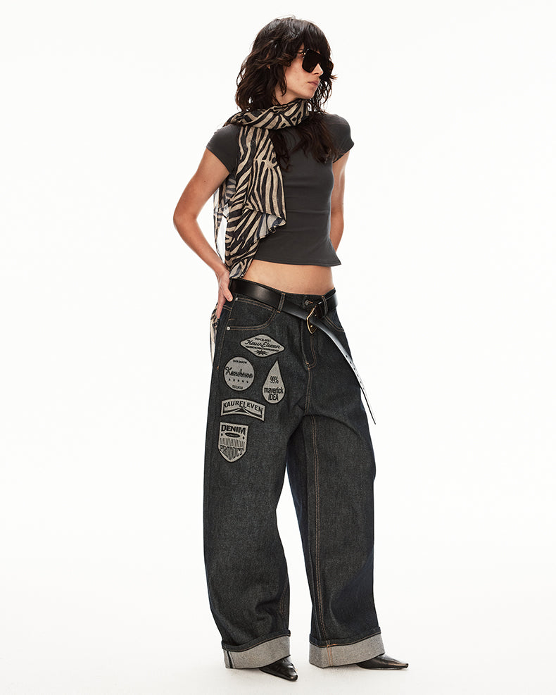 MADWIT HIGH STREET STRAIGHT JEANS #GPC3609