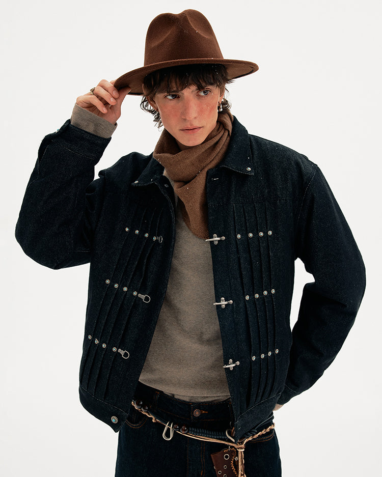 MADWITCH PLEAT CLASP DENIM #AW25160