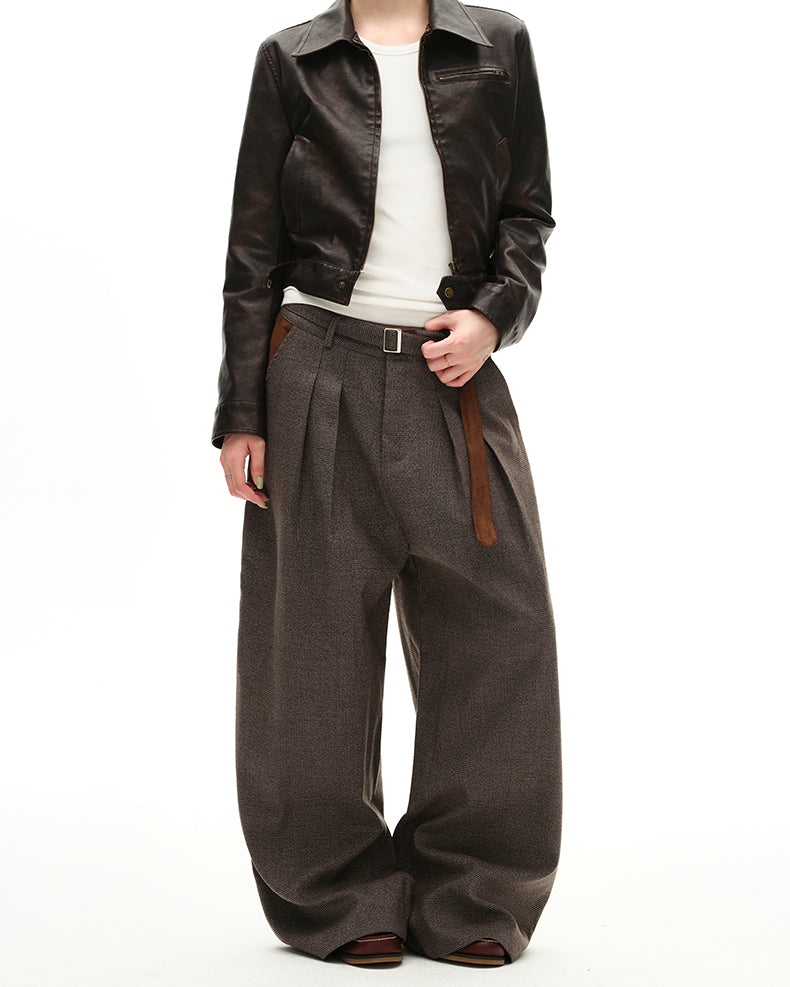 MADWITCH HOUND PLEAT TROUSERS #C933