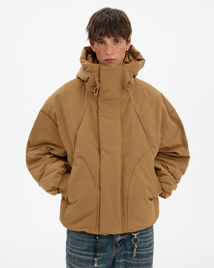 MADWITCH DECONSTRUCTED HOODED DOWN JACKET #N1715
