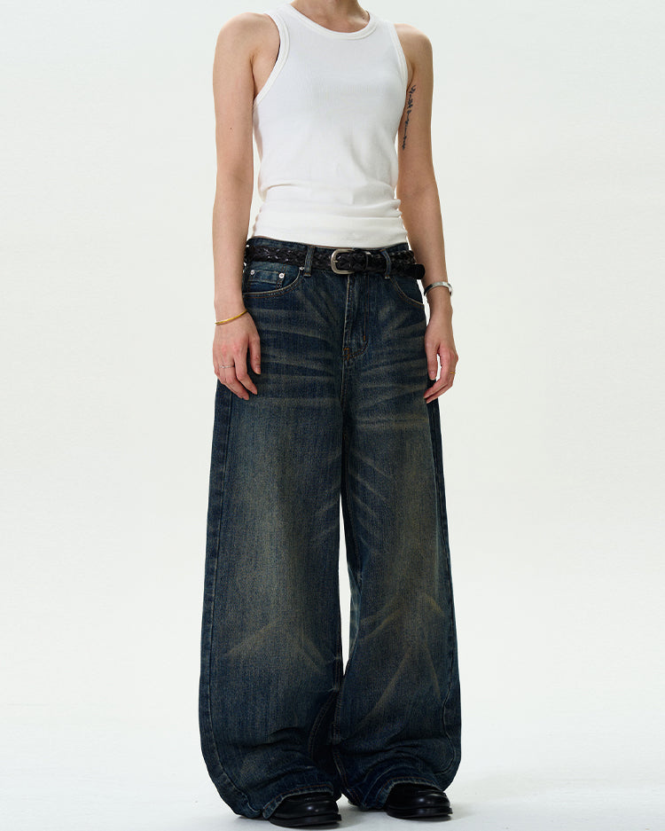 MADWITCH LOOSE VINTAGE JEANS #FX056