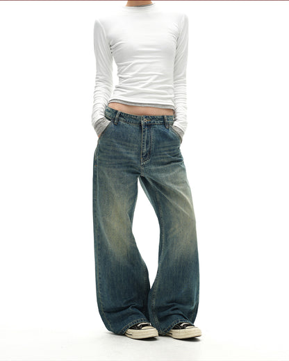 MADWITCH VINTAGE STRAIGHT DENIM #CK5525