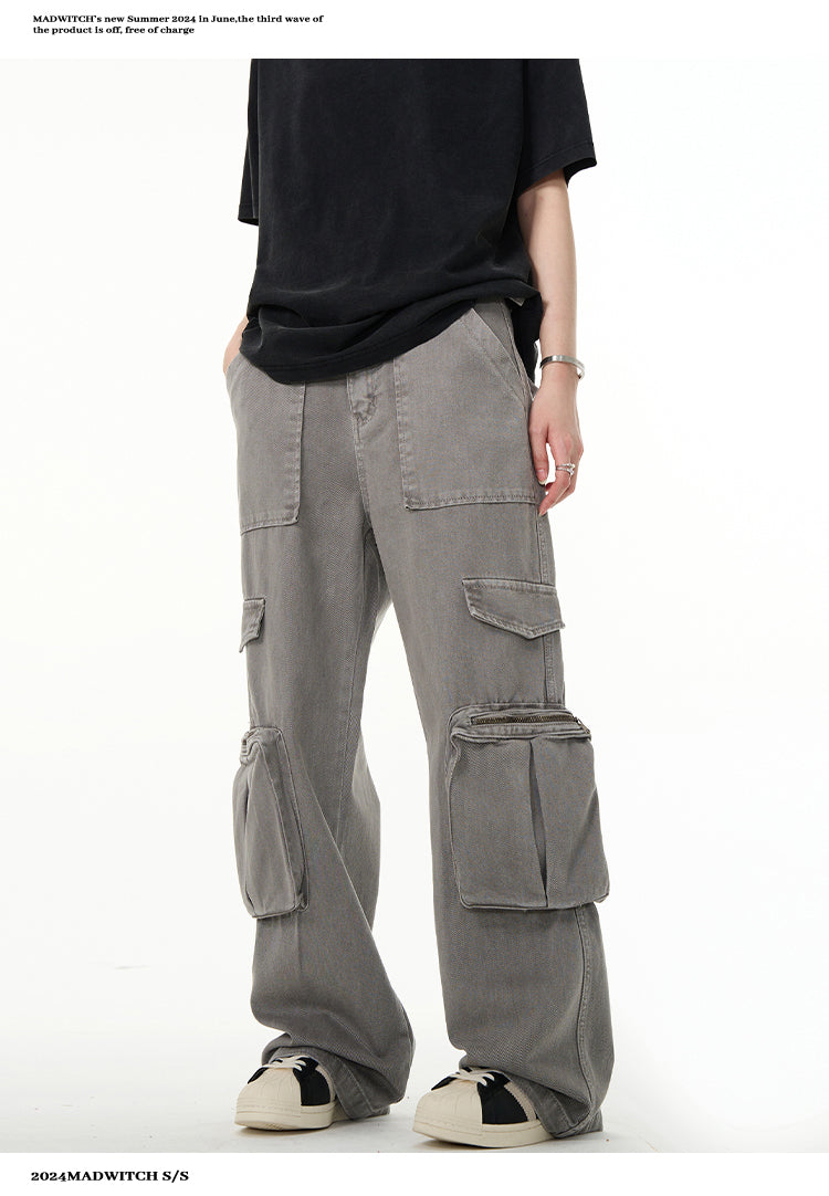 MADWITCH OVERSIZED CARPENTER PANTS #K9176