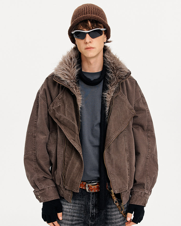 MADWITCH DECONSTRUCTED WASHED WORK JACKET #880630