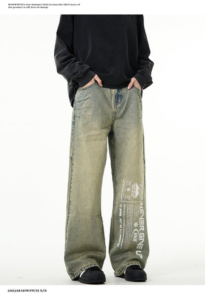 MADWITCH SANDED ROCKER JEANS #K9138