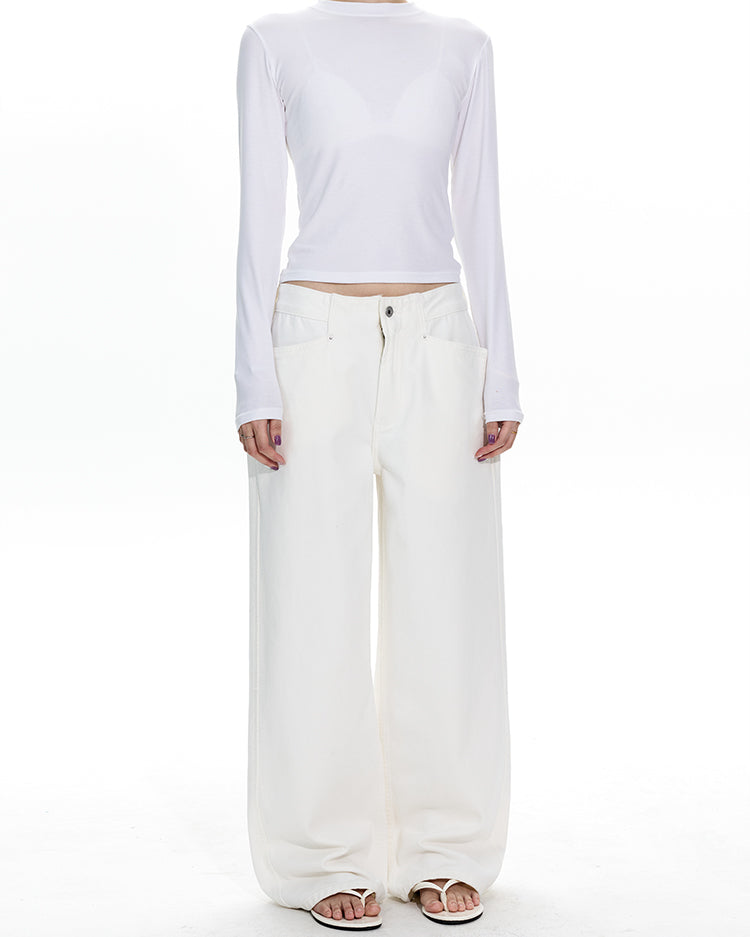 MADWITCH CLEAN FIT STRAIGHT LEG JEANS #CK3561