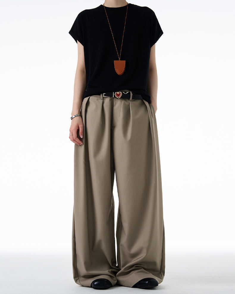 MADWITCH TAILORED DRAPED TROUSERS #C893