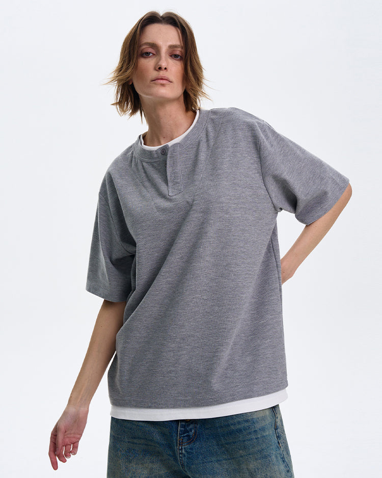 MADWITCH LAYERED DESIGN SHIRT #AW2549