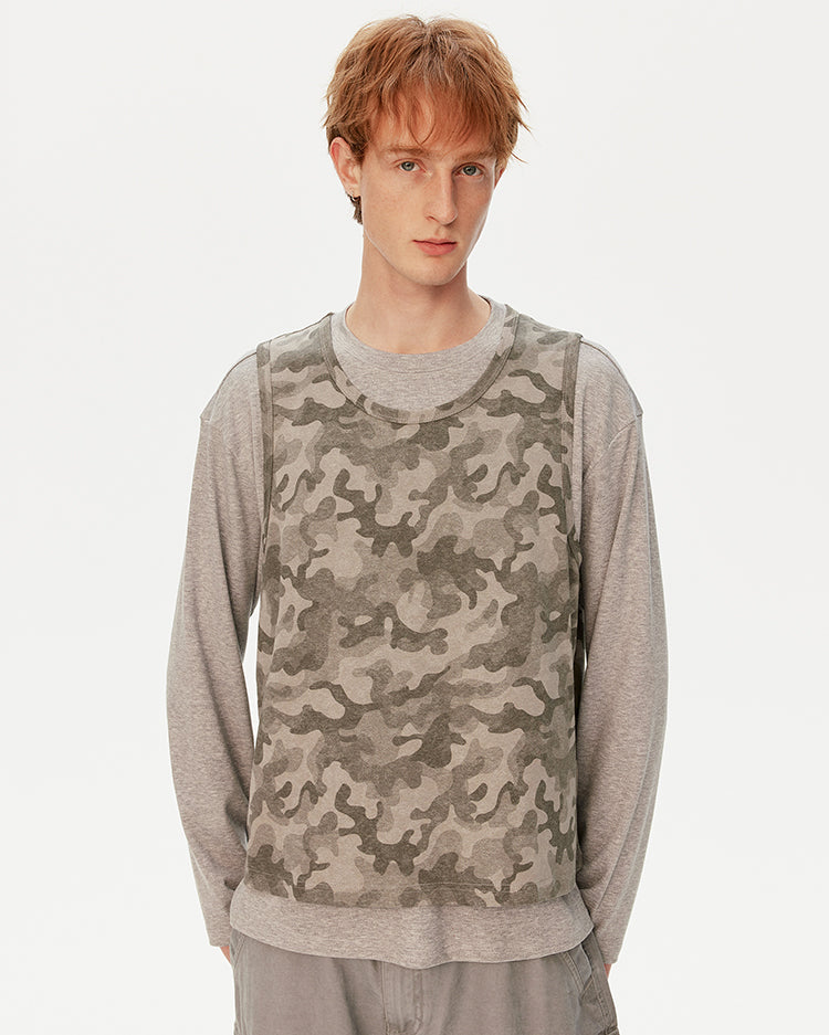 MADWITCH CAMO LONG SLEEVE TEE #26004