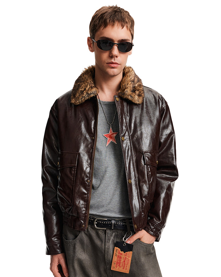 MADWITCH UTILITY FUR COAT #AK085
