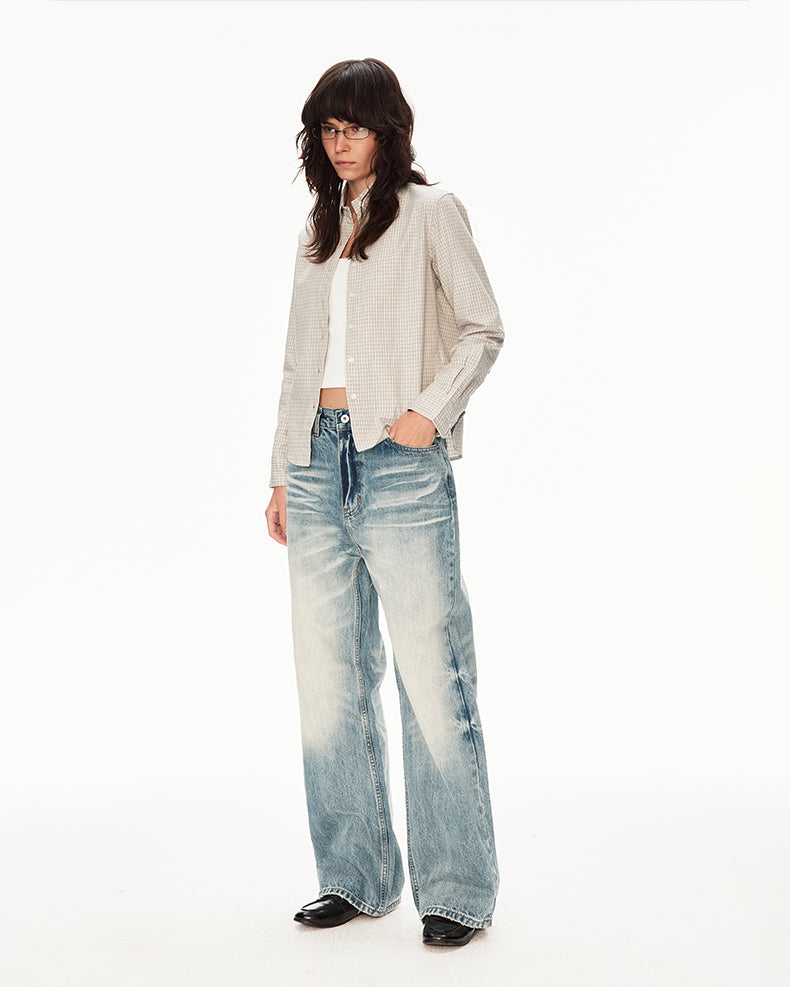MADWIT VINTAGE STRAIGHT JEANS #GP9783