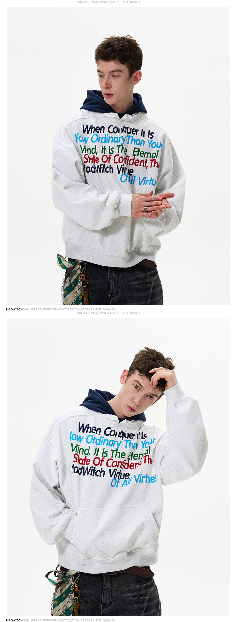 MADWITCH HOODED SWEATSHIRT #MD3606