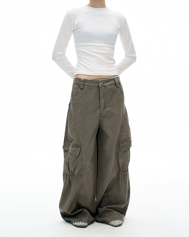 MADWITCH PLEAT CARGO PANTS #6230