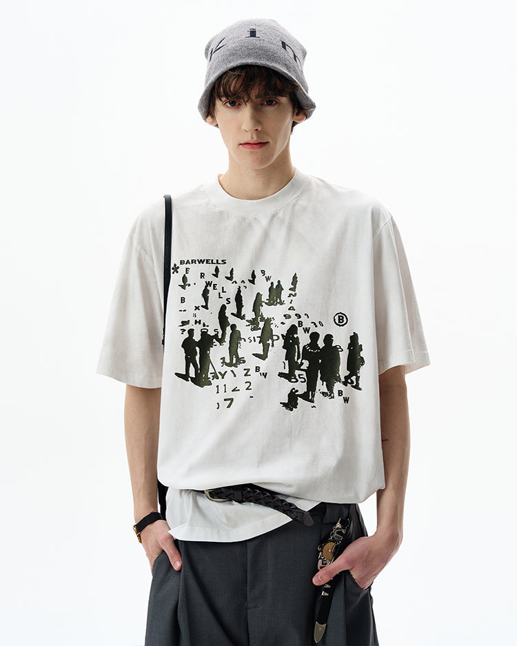 MADWITCH ARTISTIC PRINTED TEE #25707