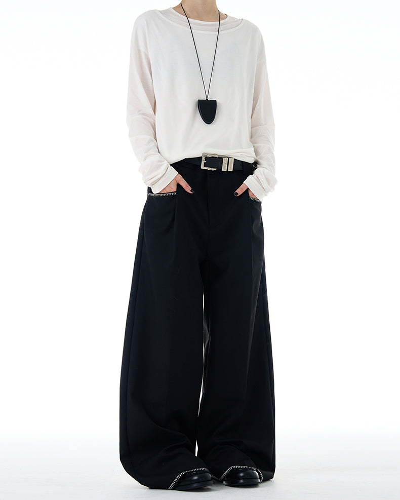 MADWITCH DRAPEY CASUAL TROUSERS #CK6662