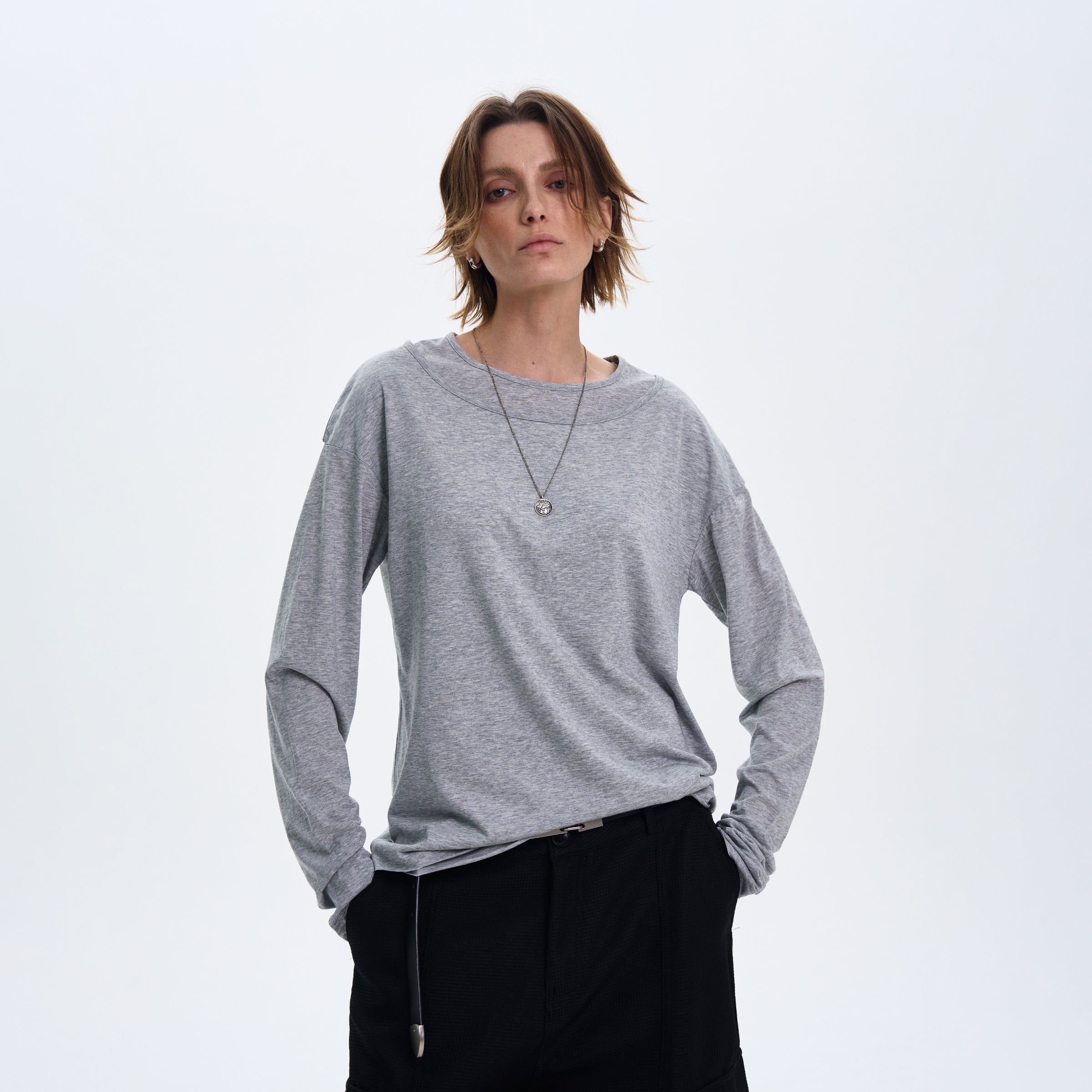 MADWITCH LAYERED DESIGN LIGHTWEIGHT LONG SLEEVE #27302