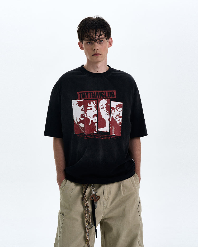 MADWITCH VINTAGE LOOSE FIT T-SHIRT #27304