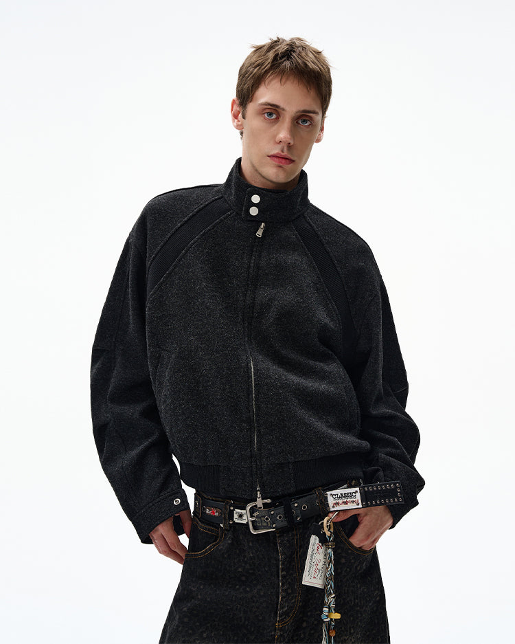 MADWITCH UNISEX VINTAGE MANDARIN COLLAR JACKET #6279