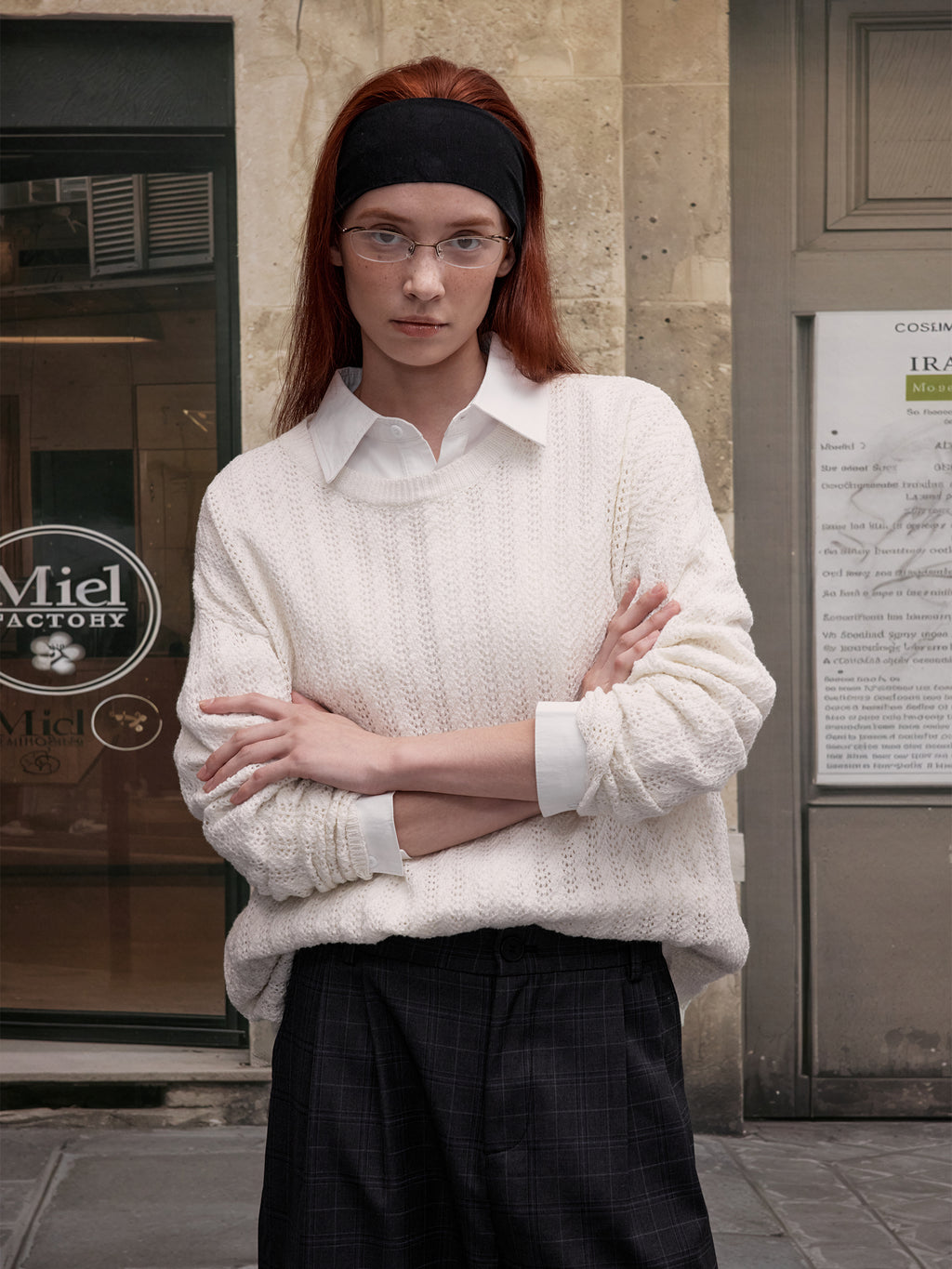 MADWITCH LACE KNIT SWEATER #JY82533