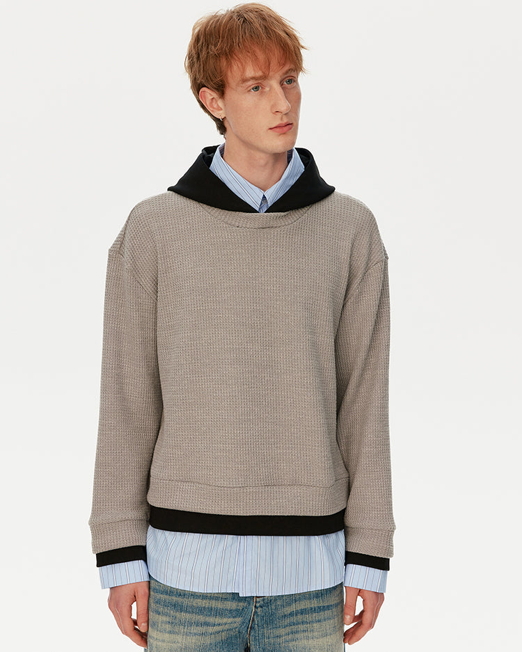 MADWITCH FAUX HOODED SWEATSHIRT #26012