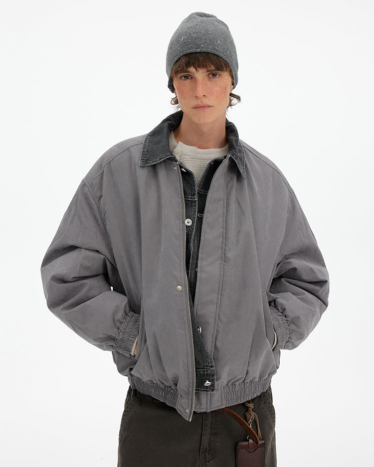 MADWITCH RETRO LAYERED PUFFER JACKET #UN25013