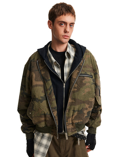 MADWITCH FAUX CAMO JACKET #AW25093