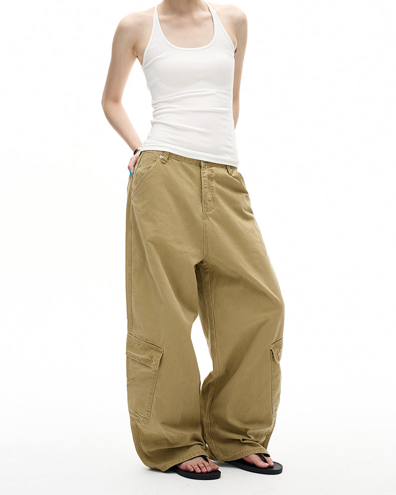 MADWITCH VINTAGE WASHED CARGO PANTS #4670