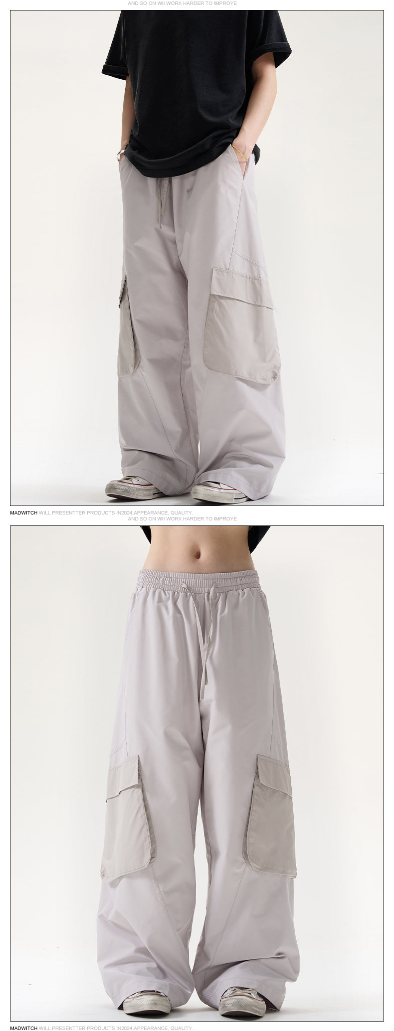 MADWITCH LOOSE CASUAL PANTS #WHOA028