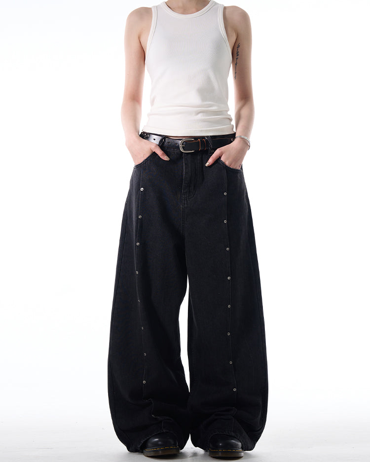 MADWITCH STUDDED HIGH-STREET JEANS #CK9516