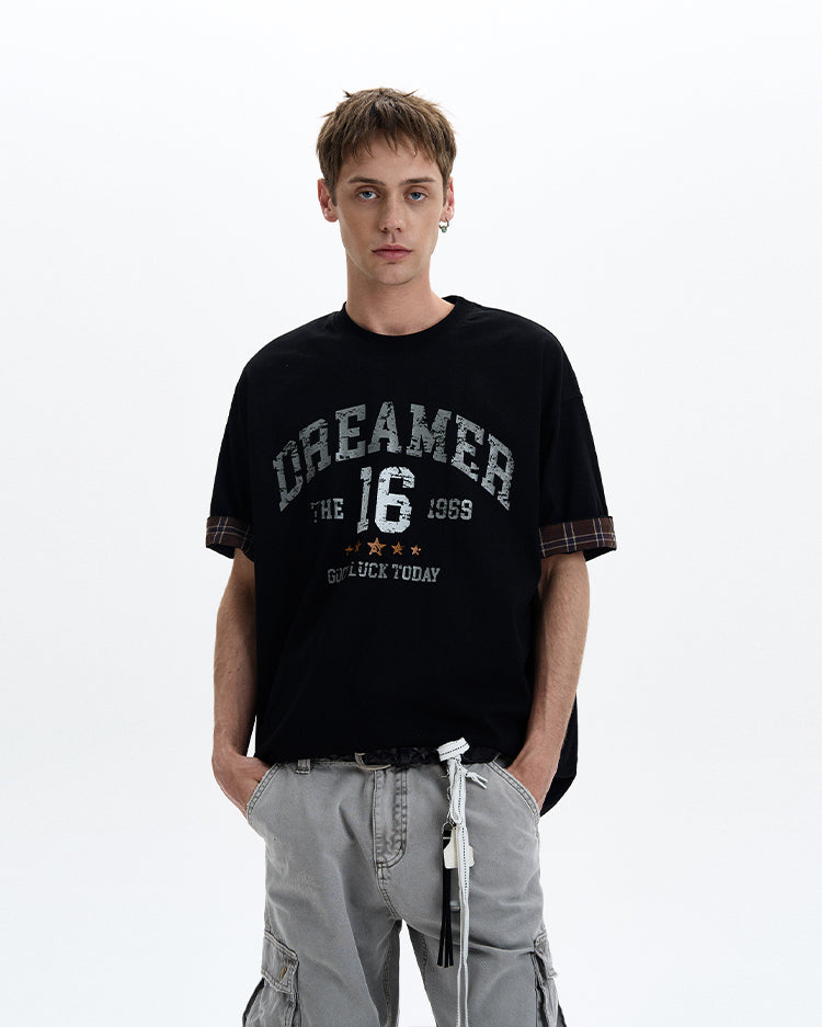 MADWITCH CONTRAST SLEEVE TEE #990511