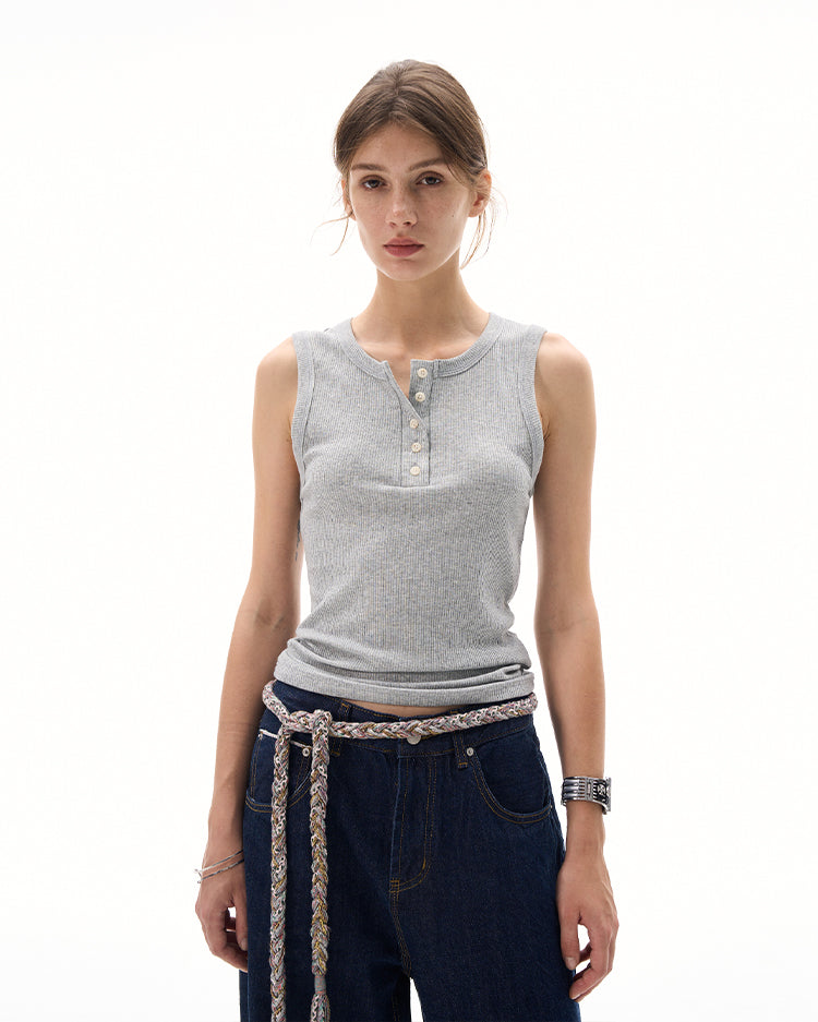 MADWITCH SLIM FIT TANK VEST #C1757C25