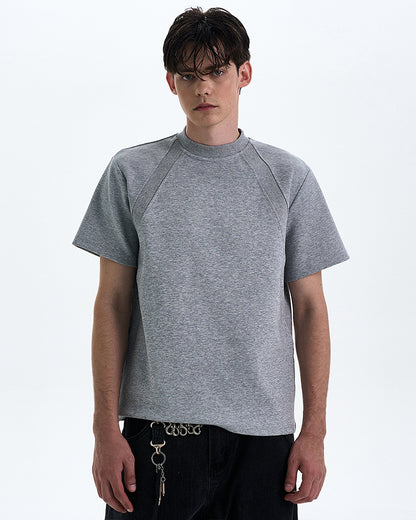 MADWITCH BOXY STRAIGHT SHOULDER T-SHIRT #XY24002