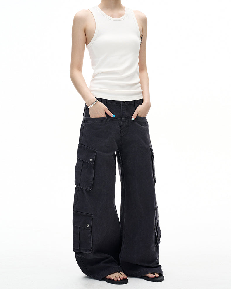 MADWITCH VINTAGE MULTI-POCKET CARGO #L5813