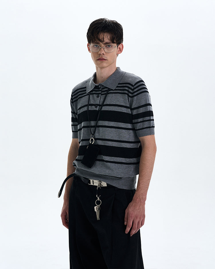 MADWITCH POLO KNIT SHORT SLEEVE TEE #27320