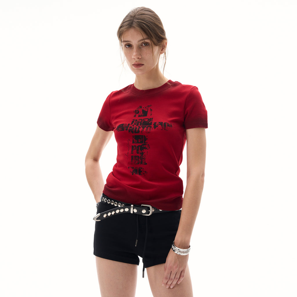 MADWITCH WAIST-DEFINING BABE TEE #22682C25