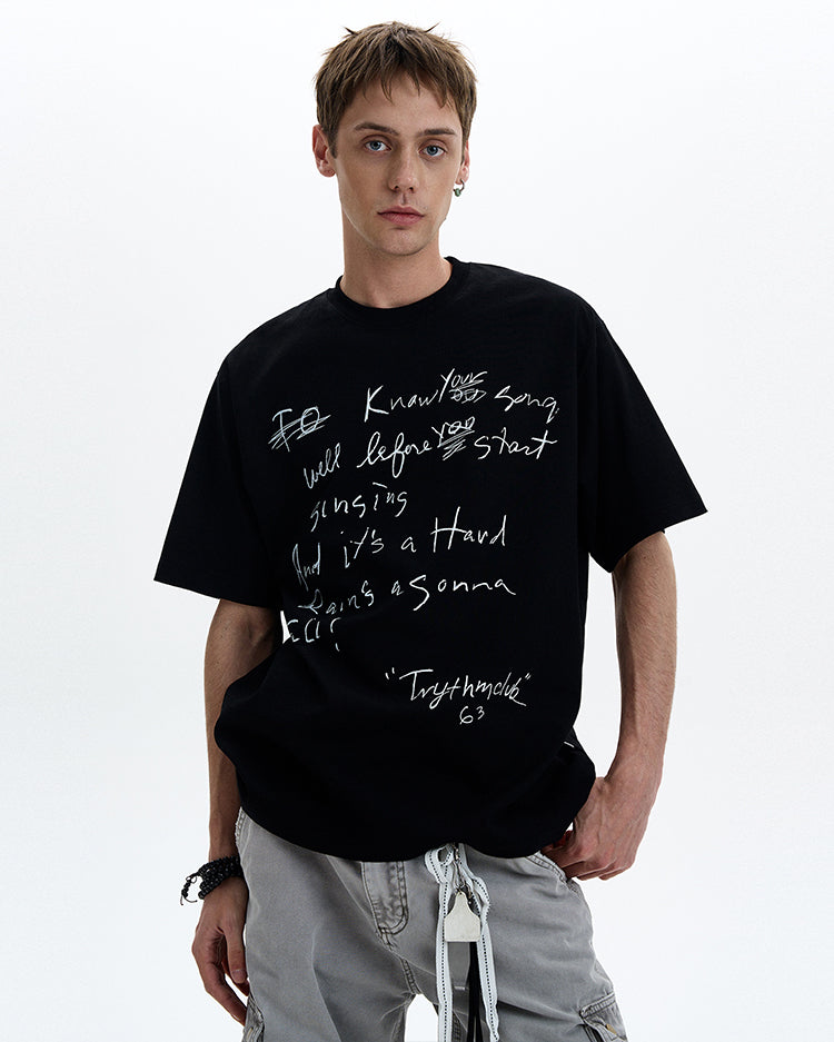 MADWITCH GRAFFITI CASUAL TEE #27312